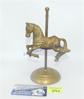 Soild Brass Carosuel Horse