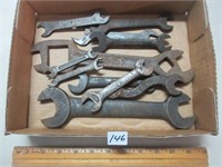 GOOD ASSORTMENT OF OLDER WRENCHES