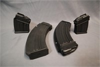 Lot of four magazine clips