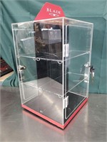 Rotating Display Case w/keys