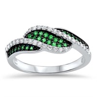 Designer Emerald & Topaz Ring