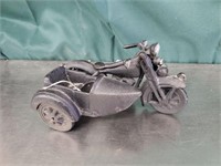 Cast Iron Sidecar Motorcycle