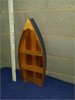 Vintage Wooden Boat Shelf