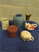 German Mug, Ceramic Decorations, Longaberger Jar