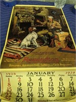 Vintage Reproduction Remington Calendar