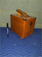 Wooden Shoe Care Box