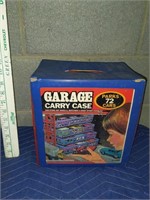 Vintage HotWheels Garage Carry Case w/ cars