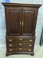 Cherry Statton Entertainment Cabinet With Drawers