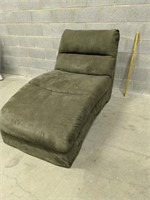 Olive Green Chaise Lounge