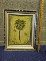Palm Tree Art   20" x 16"