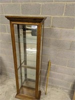 Glass Front Illuminated Curio Cabinet