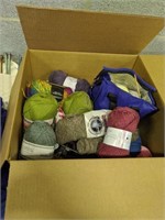 Large Box Of Knitting Supplies