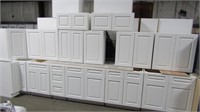Kitchen Set Lake Effect, White, 30" Upper Cabinets