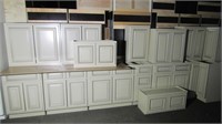Kitchen Set, Cambria White, 30" Upper Cabinets, 33