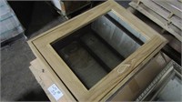 Wooden Boxed Framed Mirror With Medicine Cabinet 2