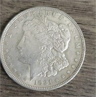 1921-P U.S. Morgan Dollar: XF/AU