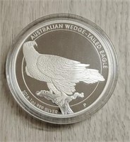 One Ounce Silver Proof: Wedge Tailed Eagle