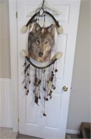 Wolf wall hanging