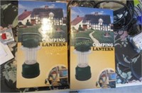 Two camping lanterns