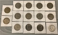 (14) Kennedy Proof Coins