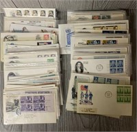 (100) First Day Cover Stamps - Dates 1940-2001