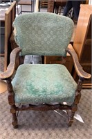 Antique Arm Chair (need new upholstery)