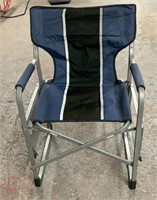 Folding Camp Chair With Side Table