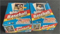 (2) 1992 Topps Sealed Baseball Packs