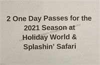 Holiday World 2021 (2) Tickets for 1 visit