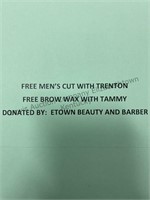 Men’s Cut &Brow Wax