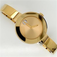 $695 Swiss-Gold Ip Movado Watch