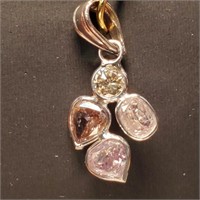 $6000 14K Naturalrare Pinkdiamond(1ct) Pendant