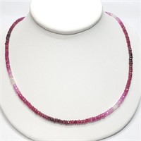 Certified Silver Fancy Natural Ruby(25.74ct) Neckl