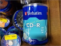 19 packs of blank verbatim cd's