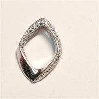 $160 Silver Small Diamond Pendant