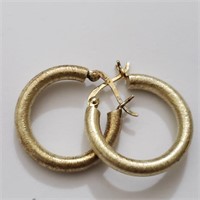 $80 Silver Medium Size Hoop Earrings