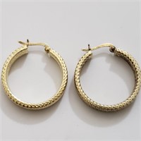 $80 Silver Gold Plated Earrings