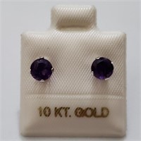 $100 10K Amethyst(0.9ct) Earrings