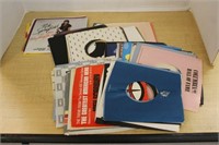 SELECTION OF 45 RECORD SLEEVES