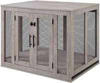 Dog Crate with Cushion and Tray Chew-Proof