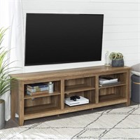 6 Cubby TV Stand for TVs up to 80 Inch