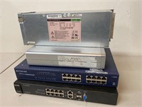Switch, DVD Drive, PSU Power Supply & Firewall