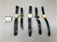 6 quartz wrist watches