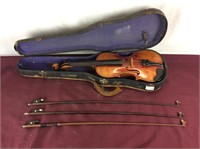 Antique Violin and Case
