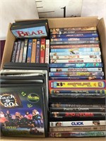 Box of DVDs