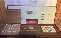 Vintage Pepsi/Coca-Cola Restaurant Menu Boards