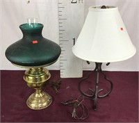 Lamps, Metal and Glass