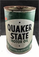 Quaker State Five Quart Motor Oil Can