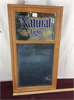 Natural Light Beer Mirror Chalkboard