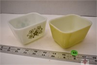 2 - Pyrex Keepers (No Lids)